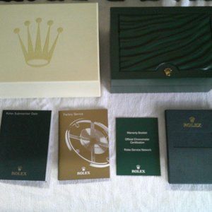 Rolex Box GREEN w/Papers